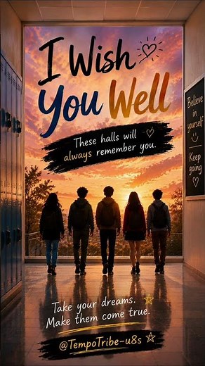 🎓 I Wish You Well — a farewell song for every new beginning.