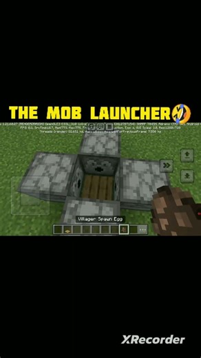 The Mob Launcher🤣#minecraft #funny