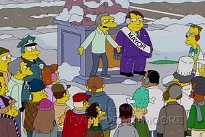 The Simpsons fans spot epic blunder as character appears twice in same crowd