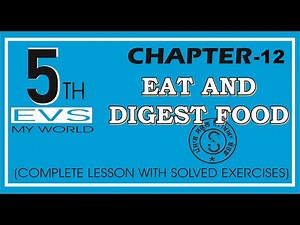 CLASS 5 EVS LESSON 12 EAT AND DIGEST FOOD ਭੋਜਨ ਖਾਈਏ ਤੇ ਪਚਾਈਏ (WITH SOLVED EXERCISE)
