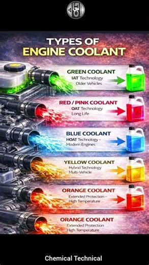 Types Of Coolant #chemical #safety