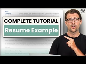 Write The Best Resume in 2025 | (Free Template + ChatGPT)