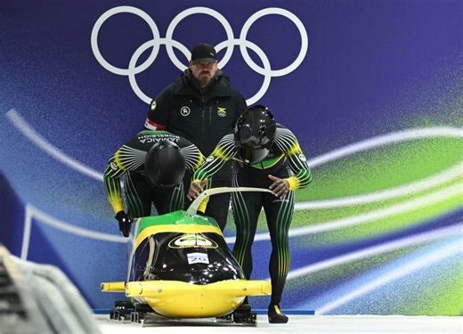 Olympics-bobsleigh-Jamaican sprinter sees success in a sled for 'Cool Runnings' fan Hamilton