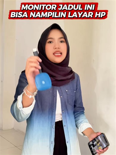 Monitor jadi bisa nampilin layar HP! Tinggal pakai Wireless Display Adaptor, langsung mirroring tanpa ribet kabel. ✨ #fypシ゚viral #wirelessdisplayadapter #miracast #dongle #donglewifi