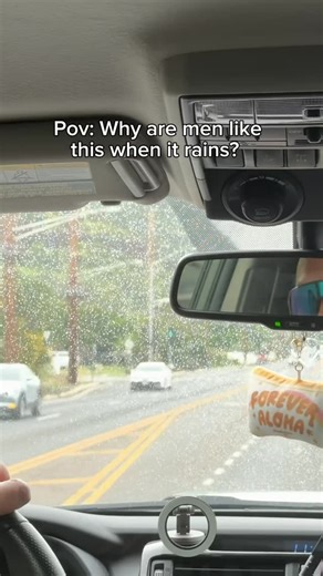 Mandy Quitog on Instagram: "Ummm like I’m just anxiously waiting for him to turn on the windshield wipers😬 #hawaii"