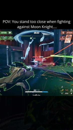 The really thought they could stand that close against Moon knight #gaming #marvel