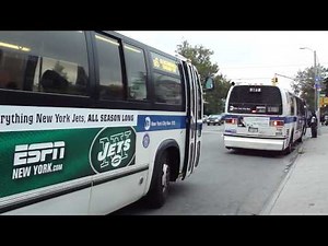 MTA NYCT Bus: 1996 &1999 Nova-RTS B6 Bus #9108 & #5112 & 2007 Orion VII B82 Bus #6805 at E 96th St