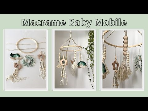 Macrame Baby Mobile: A Beautiful and Stylish Nursery Decor Piece
