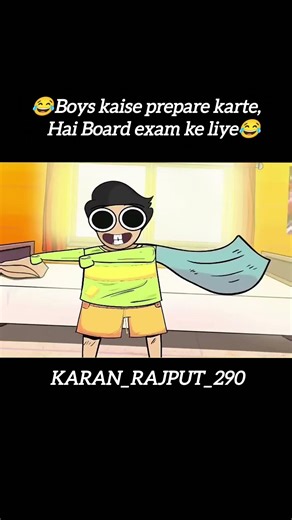 Boys kaise prepare karte hai board exam ke liye 😂😂 #funnyshorts #trendingshorts #KARAN_RAJPUT_290