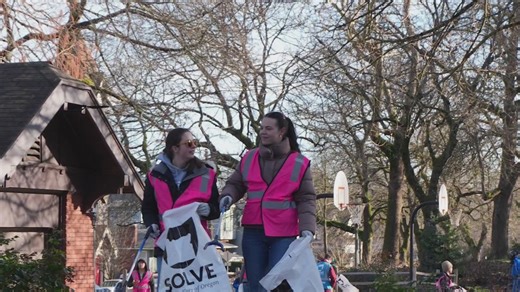 KOIN 6 and SOLVE team up for clean up day on MLK Jr. Day