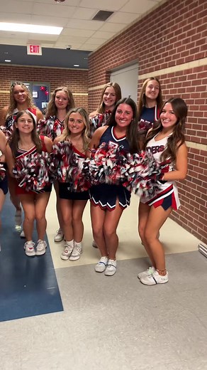 not 1, not 2, not 3, but 9 different @Varsity Spirit uniforms!! We love being outfitted in @Varsity Fashions for every event!! #rhscheer #uniforms #redwhiteandblue #cheerleaders #goraiders #cheer #ryanraiders #dentonryan