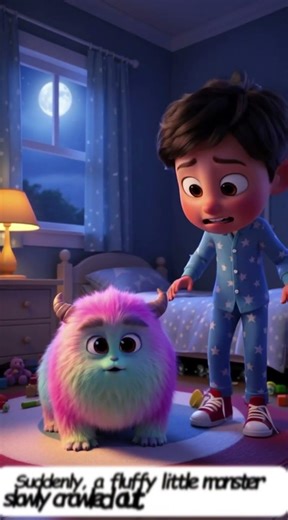 The Monster Under the Bed / A Cute Midnight Surprise 👾🛏️