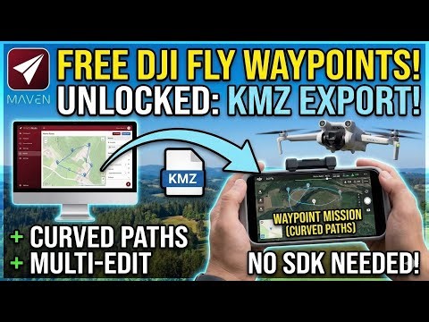 Plan DJI Waypoint Missions on Your PC for FREE! | Maven Route Update