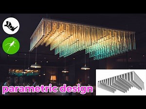 Parametric Ceiling Design in Rhino + Grasshopper | Easy Tutorial