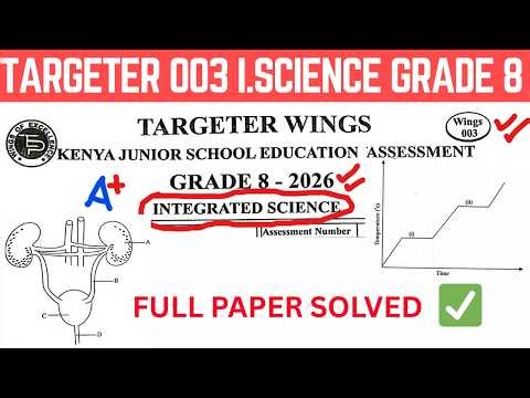 TARGETER 003 INTEGRATED SCIENCE GRADE 8 REVISION
