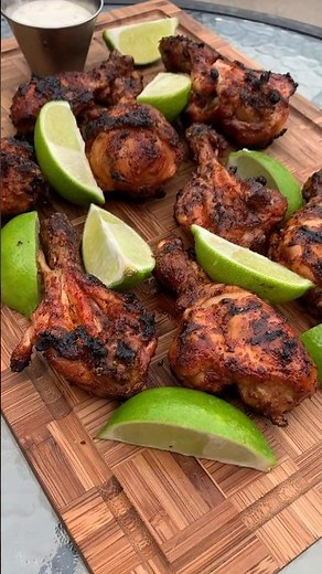 Smoky, Spicy Tajín Drumsticks #food #bbq #chicken
