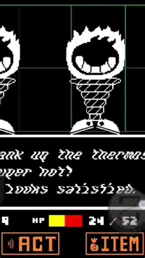 Pyrope Fight #Undertale #Shorts