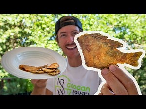 Frying WHOLE Sunfish | Bluegill Catch Clean & Cook