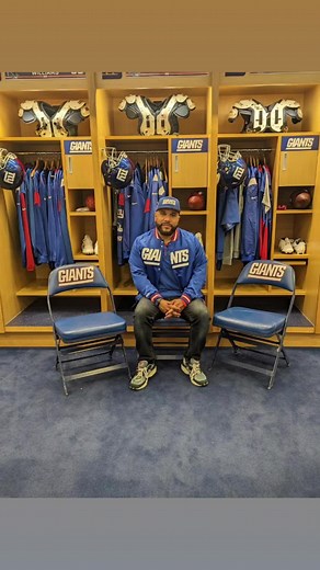 #draftday G-Men locker room