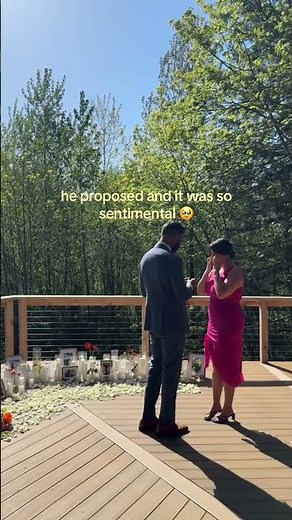 Sentimental Marriage Proposal - The perfect engagement moment