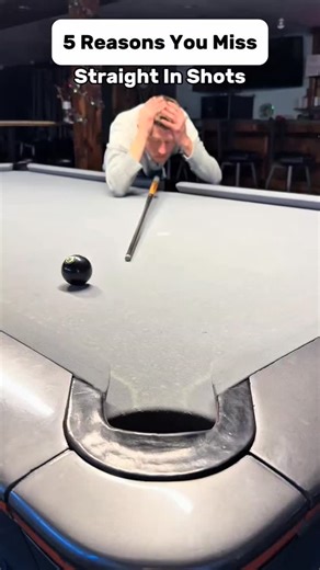 Salman Aziz on Instagram: "Why You Keep Missing Straight-In Shots (5 Common Mistakes) 🎱 If you miss straight shots in pool, it’s almost never your aim. These 5 issues cause most straight-in misses #billiards #8ballpool #snooker"