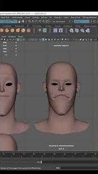 Maya Blend Space: Bring Your Facial Expressions to Life! 🎭🔥 #shorts