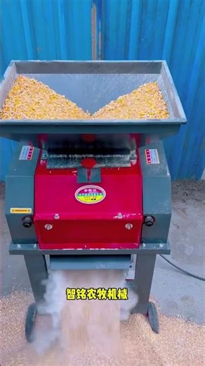 Amazing Corn Crusher Machine Demo 🌽 | Powerful Farming Tool”