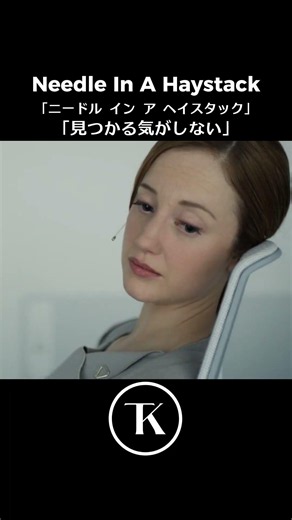 Needle In A Haystackの使い方わかる？ #英会話 #英会話海外留学