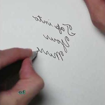 I trained my left hand to write perfectly #ambidextrous #handwriting #challenge