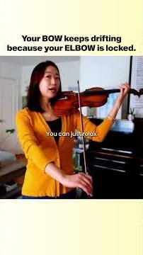 The secret to a perfectly straight bow 🎻 #violin #practice #shorts