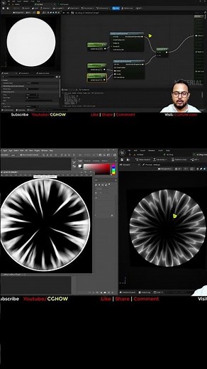 Photoshop vs UE5: Create 3 Types of VFX Ring Textures (Material & Procedural) 🎨✨💍
