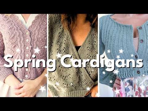 Spring Knitting Ideas | Cardigans to Wear with Dresses