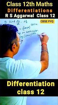 class 12 maths chapter 5 | chapter 5 class 12 | differentiation class 12th chapter 5 | class 12 ch5