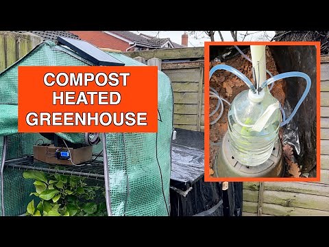 How To Heat A Greenhouse With Compost Part 1