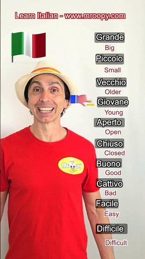 🎉 Learn Italian Adjectives for Kids 🇮🇹 | Fun, Interactive Language Lesson with Music & Movement!