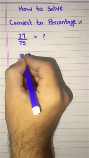 Fraction Percentage #maths #mathstricks #shortvideo #education #foryou
