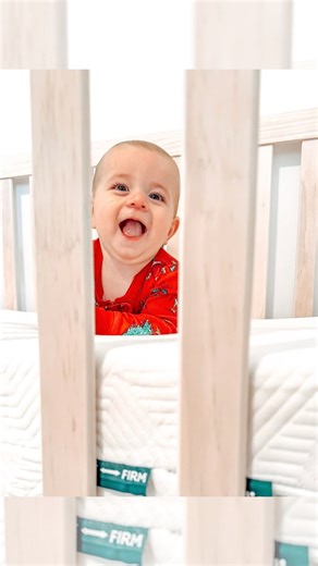 Kristin Jonakin on Instagram: "Special delivery for Teddy 🩵 This auntie takes baby sleep very seriously. Since Teddy isn’t walking yet, I wanted a crib mattress that supports him now and as he grows, and the CloudZone crib mattress does exactly that. @babelio_baby ✔️ 3-zone support for healthy spinal development ✔️ Dual-sided design (firm for babies, soft for toddlers) ✔️ Breathable + standard crib size ✔️ Washable, waterproof cover (because real life) If you’re building a nursery or upgrading
