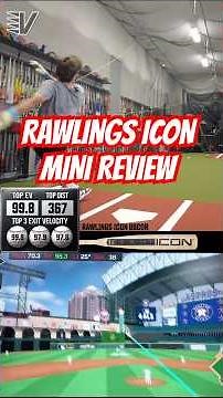 Rawlings Icon BBCOR Bat Mini Review