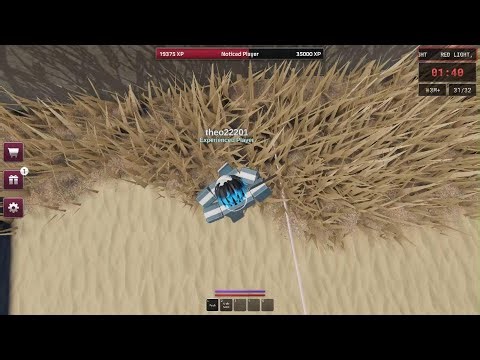 Playing shrimp game on Roblox