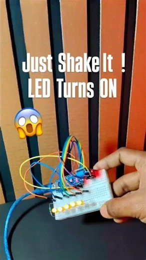 👉 Just Shake It! LED Turns ON 😱⚡️#shorts