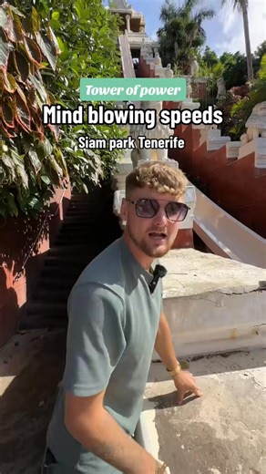 The tower of power in siam park Tenerife is wild! #tenerifefirstexcursions #tenerife #summer #siamparktenerife | Tenerife First Excursions