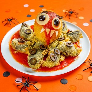 Zombie Octopus recipe videos for kids by Chefclub
