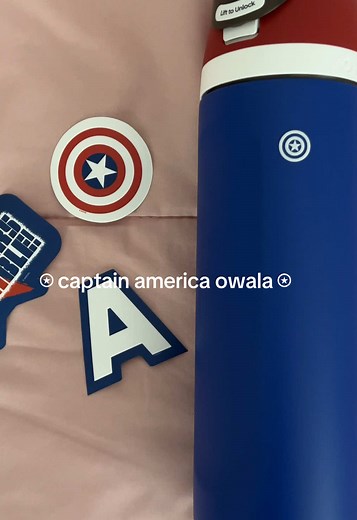 Owala Captain America Tumbler Review - So Pretty!