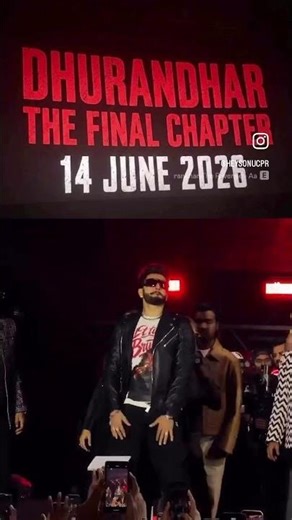 Dhurandhar is coming! 🎬Get ready for the final chapter on 14 June 2026. The hype is real! 🔥