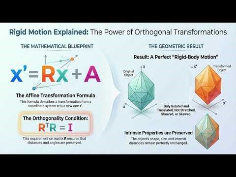 Orthogonality makes coordinate shifts rigid