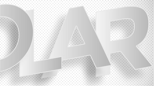 Photoshop tutorial: How to create overlapping, white text on a light background