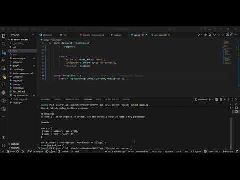 Build an AI Intent Router with FastAPI, Prompt Engineering & Docker | Multi-Persona AI System