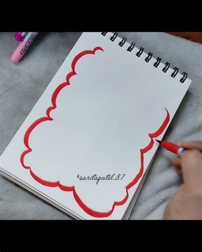 border design ♥️🩷|project #frontpage #youtubeshorts #shorts #borderdesign #border #aesthetic