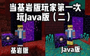 『Minecraft』基岩版和Java版这九个区别 你们知道吗|当基岩版玩家第一次玩Java|中文字幕