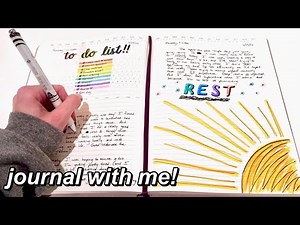 journal with me! (real time & unedited) | cozy journaling asmr